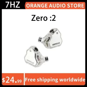 7Hz x Crinacle Zero 2 Updated 10mm Dynamic Driver IEM Wired Earbuds Earphones Gaming Earbuds with OFC IEM Cable for Musician 1