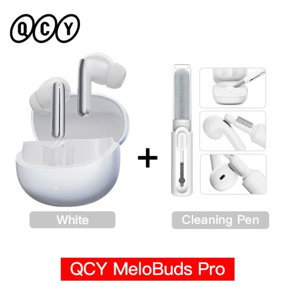 QCY MeloBuds Pro ANC Bluetooth 5.3 Earphones Wireless 46dB Hybrid ANC Hi-Res LDAC Earbuds 6 Mic Headphones 34H in-Ear Detection - Image 11