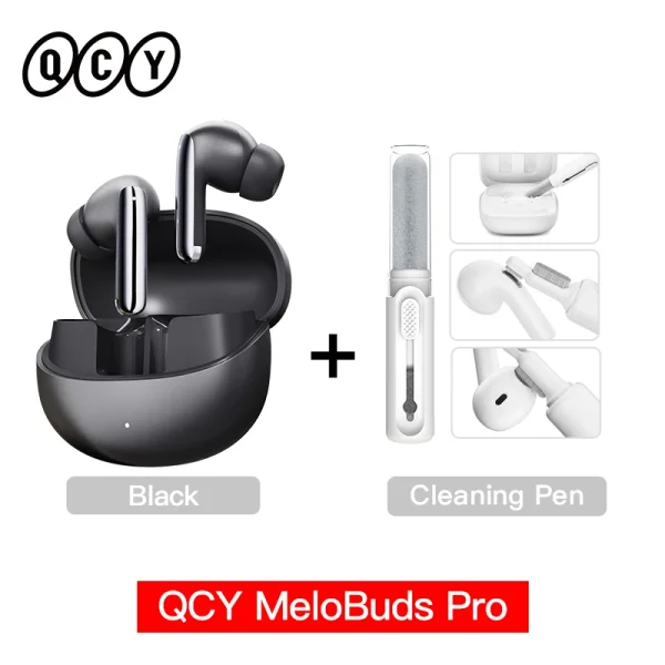 QCY MeloBuds Pro ANC Bluetooth 5.3 Earphones Wireless 46dB Hybrid ANC Hi-Res LDAC Earbuds 6 Mic Headphones 34H in-Ear Detection - Image 10