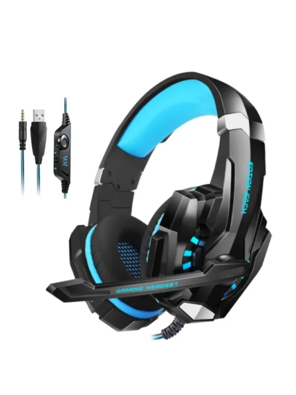 Adjustable Wired Headset PS4 Gaming Headphone Subwoofer noise cancelling Fone 7.1 Listening and Debate Position With Mic Headset - Image 7