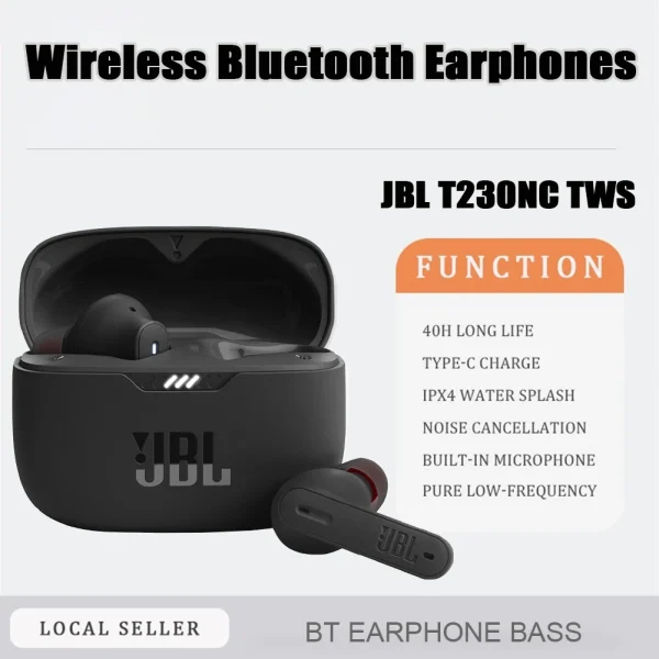 Waterproof Wireless Earphone Wireless In-Ear Earbuds Bluetooth-Compatible 5.2 Noise Cancellation Waterproof TWS Earphone