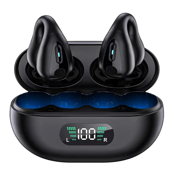 Travel For Phone With Mic Sports Laptop Bluetooth Compatible Wireless Earphone Noise Canceling Open Ear Rechargeable HIFI Sound - Image 2