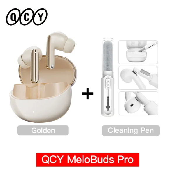 QCY MeloBuds Pro ANC Bluetooth 5.3 Earphones Wireless 46dB Hybrid ANC Hi-Res LDAC Earbuds 6 Mic Headphones 34H in-Ear Detection - Image 13