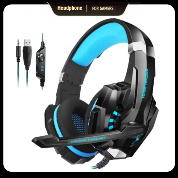 Adjustable Wired Headset PS4 Gaming Headphone Subwoofer noise cancelling Fone 7.1 Listening and Debate Position With Mic Headset